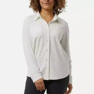 32 Degrees Ladies' Soft Fleece Button Up Shirt